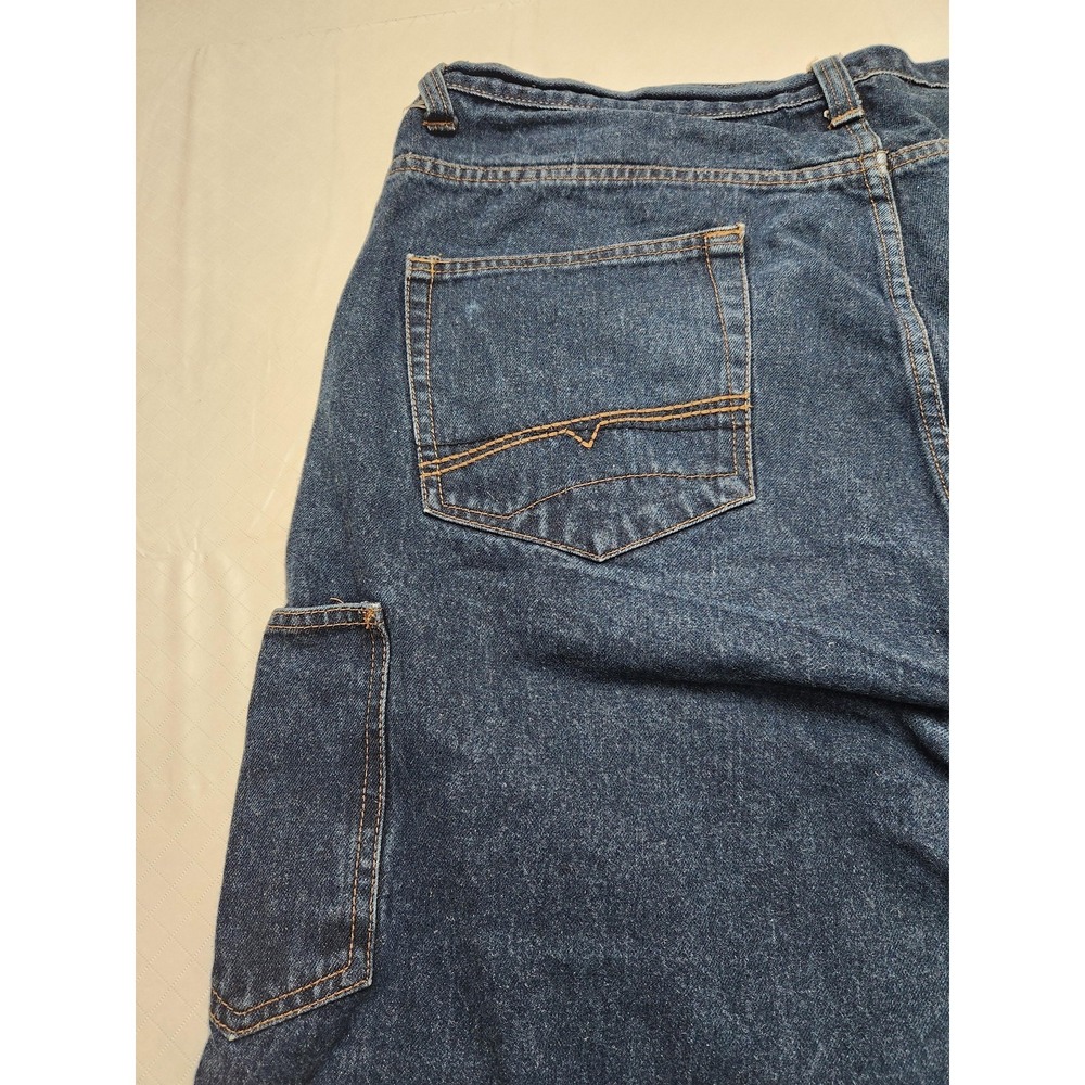 Vintage G-Unit Shorts Mens 42 Blue Denim Carpenter Baggy Y2K Hip Hop Jeans 00s - Picture 13 of 13